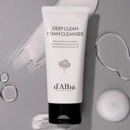 d'Alba White Truffle Deep Clean Foam Cleanser 80ml by Seoulia