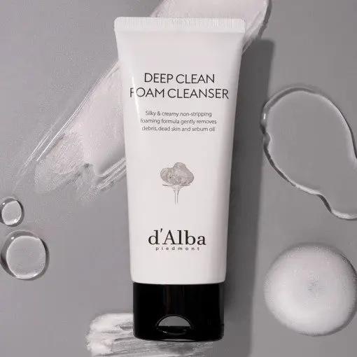 d'Alba White Truffle Deep Clean Foam Cleanser 80ml by Seoulia