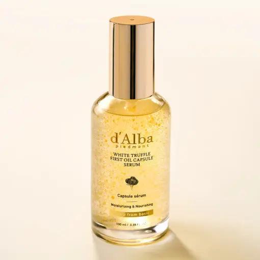 d'Alba White Truffle First Oil Capsule Serum 100ml by Seoulia