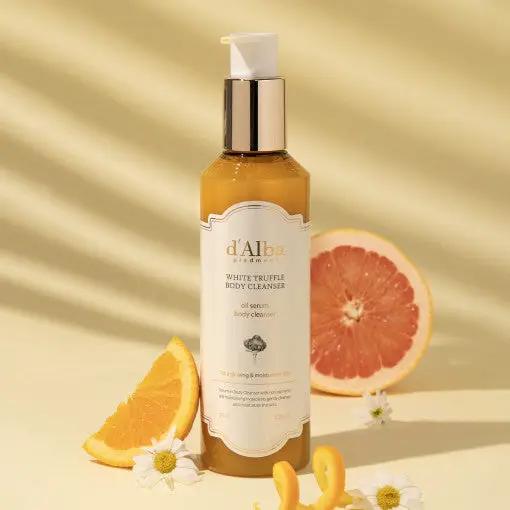 d'Alba White Truffle Oil Serum Body Cleanser 275ml by Seoulia
