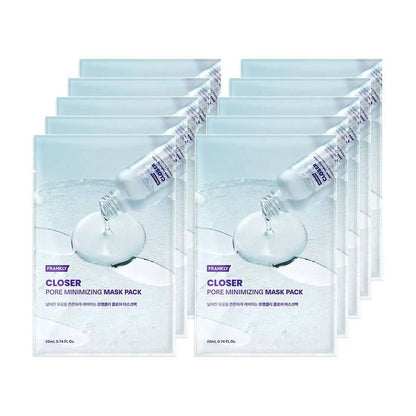 FRANKLY Closer Pore Minimizing Mask Pack 22ml X 10ea by Seoulia