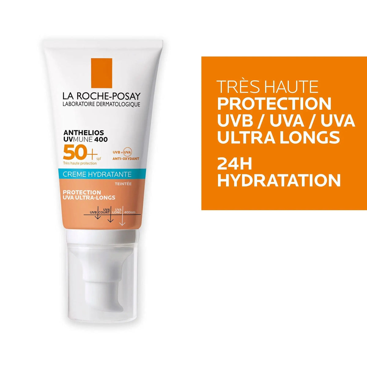La Roche-Posay Anthelios UVMUNE 400 SPF 50+ Tinted Face Sunscreen by Paris Pharmacy