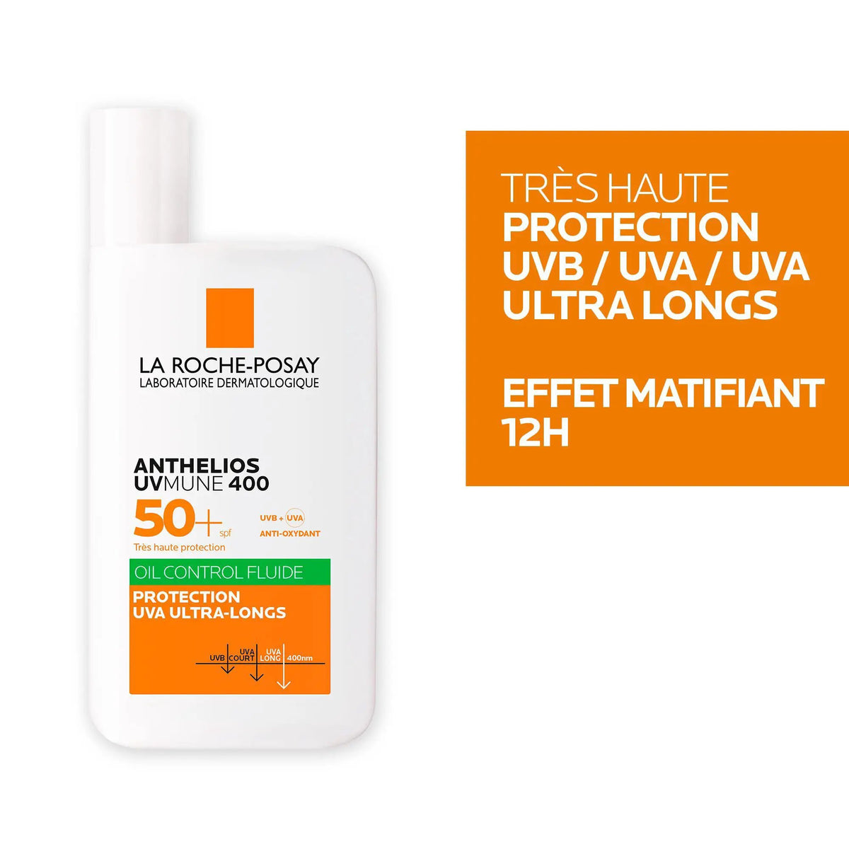 La Roche-Posay Anthelios UVMUNE 400 Oil Control Fluide Invisible SPF 50+ by Paris Pharmacy