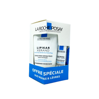 La Roche-Posay Duo Lips + Hands Barrier Repair Set by Paris Pharmacy