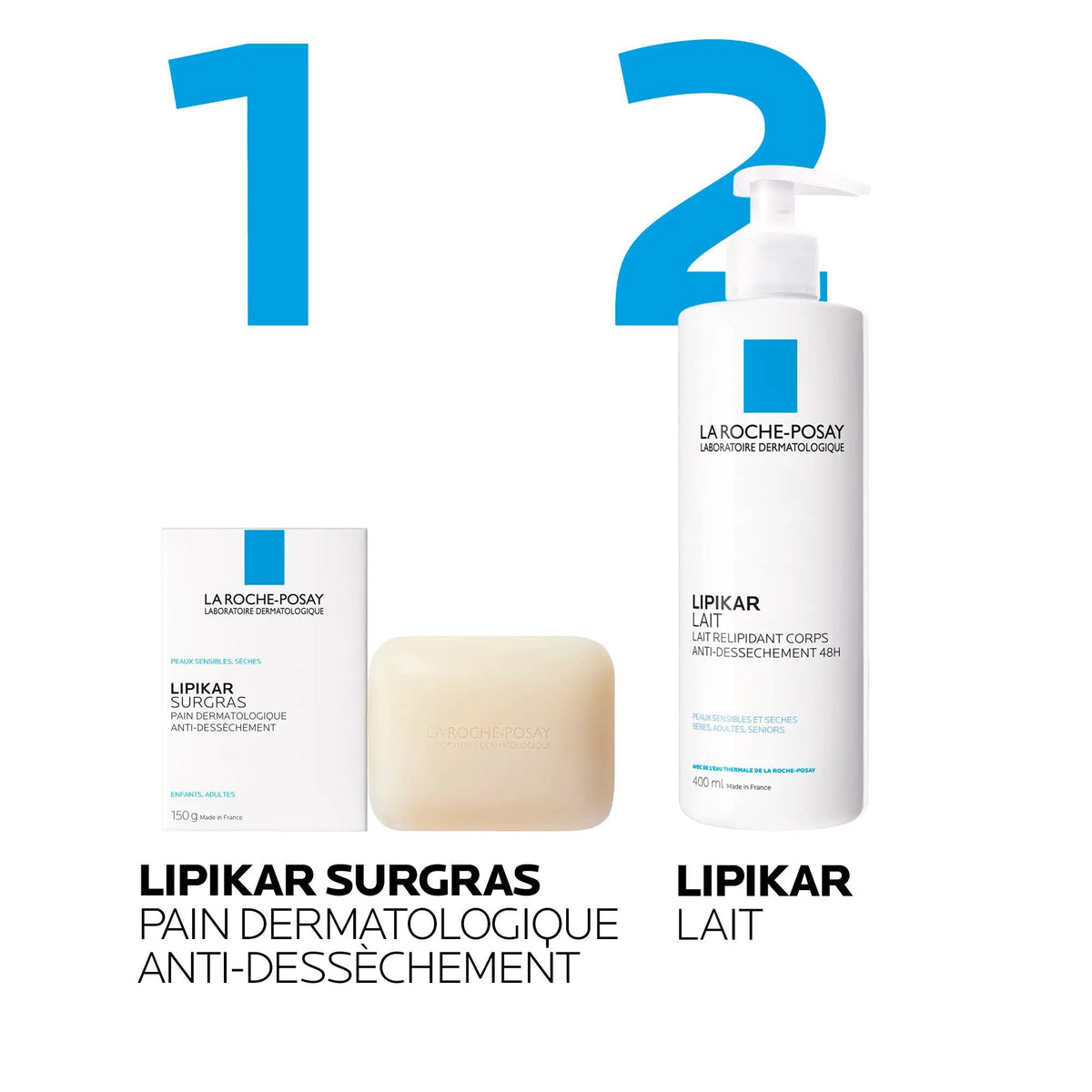 La Roche-Posay Lipikar Surgras Cleansing Bar by Paris Pharmacy