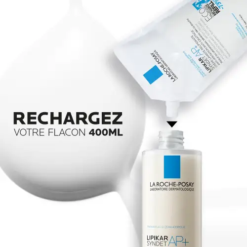La Roche-Posay Lipikar Syndet AP+ Wash Cream Eco Refill by Paris Pharmacy