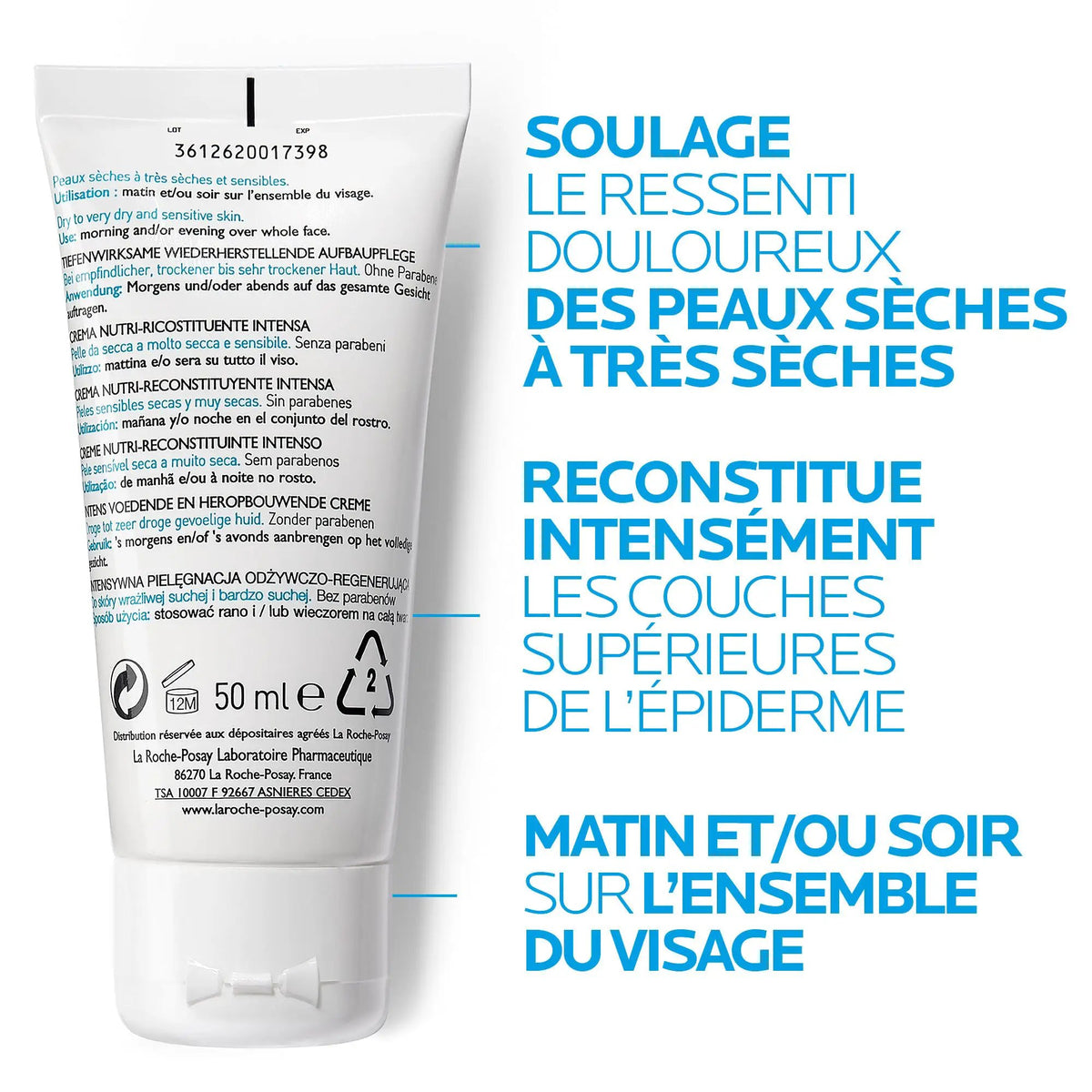 La Roche-Posay Nutritic Intense Nourishing Face Cream by Paris Pharmacy