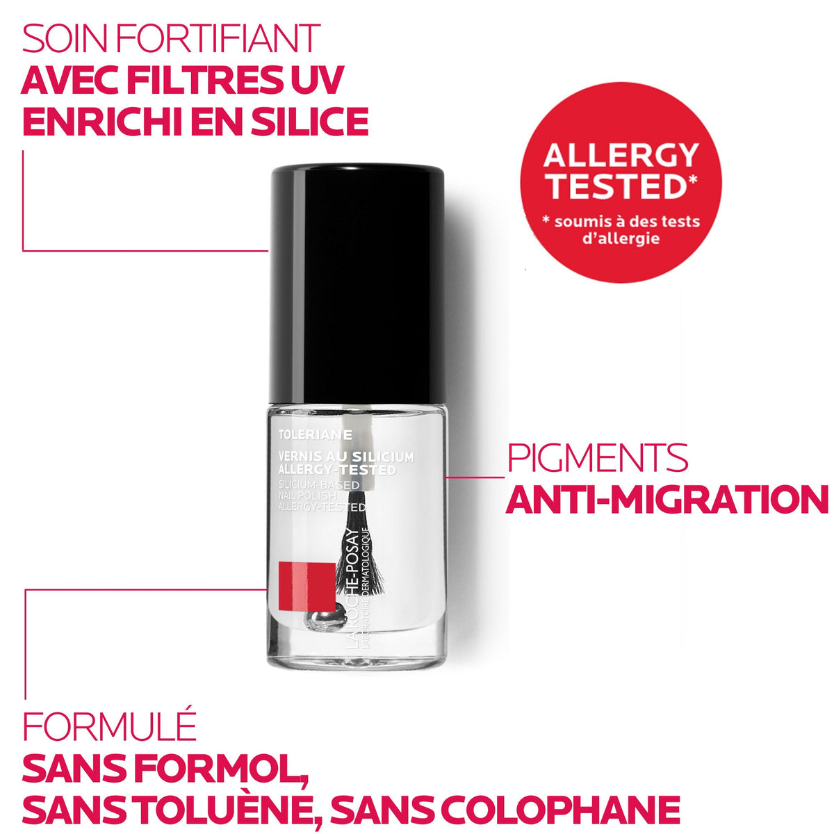 La Roche-Posay Toleriane Silicium Top Coat Nail Polish by Paris Pharmacy