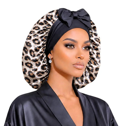 Satin Hair Bonnet for Sleeping – Adjustable Stretch Tie by PHC