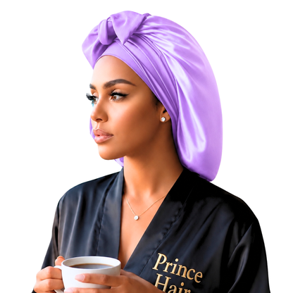 Satin Hair Bonnet for Sleeping – Adjustable Stretch Tie by PHC