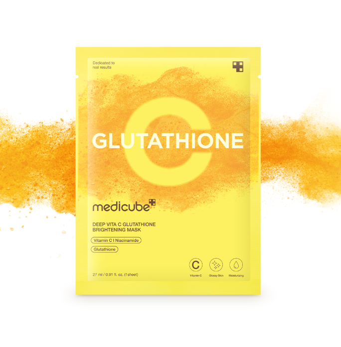 medicube Deep Vita C Glutathione Brightening Mask 27 X 5ea by Seoulia