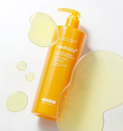 medicube Kojic Acid Turmeric Purifying Gel Cleanser 500ml by Seoulia
