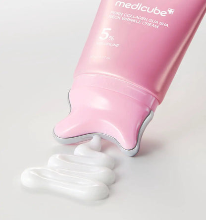 medicube PDRN Collagen Gua Sha Neck Wrinkle Cream 90g by Seoulia