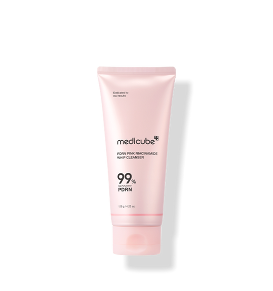 medicube PDRN Pink Niacinamide Whip Cleanser 120g by Seoulia