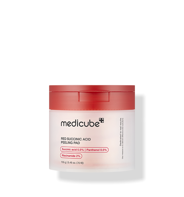 medicube Red Succinic Acid Peeling Pad 155g/70pads by Seoulia