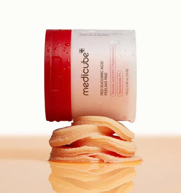 medicube Red Succinic Acid Peeling Pad 155g/70pads by Seoulia