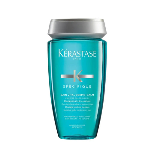 Kerastase Specifique Bain Vital Dermocalm Anti-Sensitivity Shampoo for Oily Hair - Gentle Scalp Care & Cleansing - 250ml by Beauty Care Bag