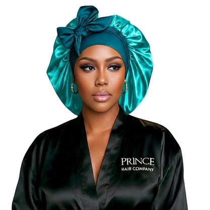 Satin Hair Bonnet for Sleeping – Adjustable Stretch Tie by PHC