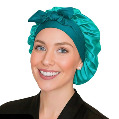 Satin Hair Bonnet for Sleeping – Adjustable Stretch Tie by PHC