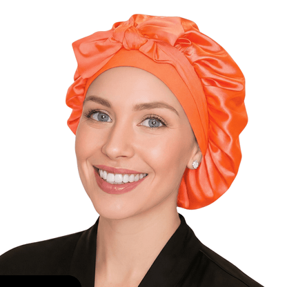 Satin Hair Bonnet for Sleeping – Adjustable Stretch Tie by PHC