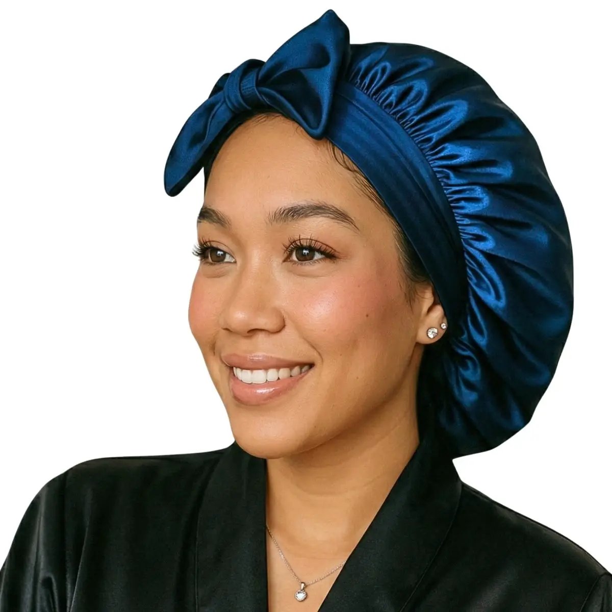 Satin Hair Bonnet for Sleeping – Adjustable Stretch Tie by PHC