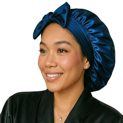 Satin Hair Bonnet for Sleeping – Adjustable Stretch Tie by PHC