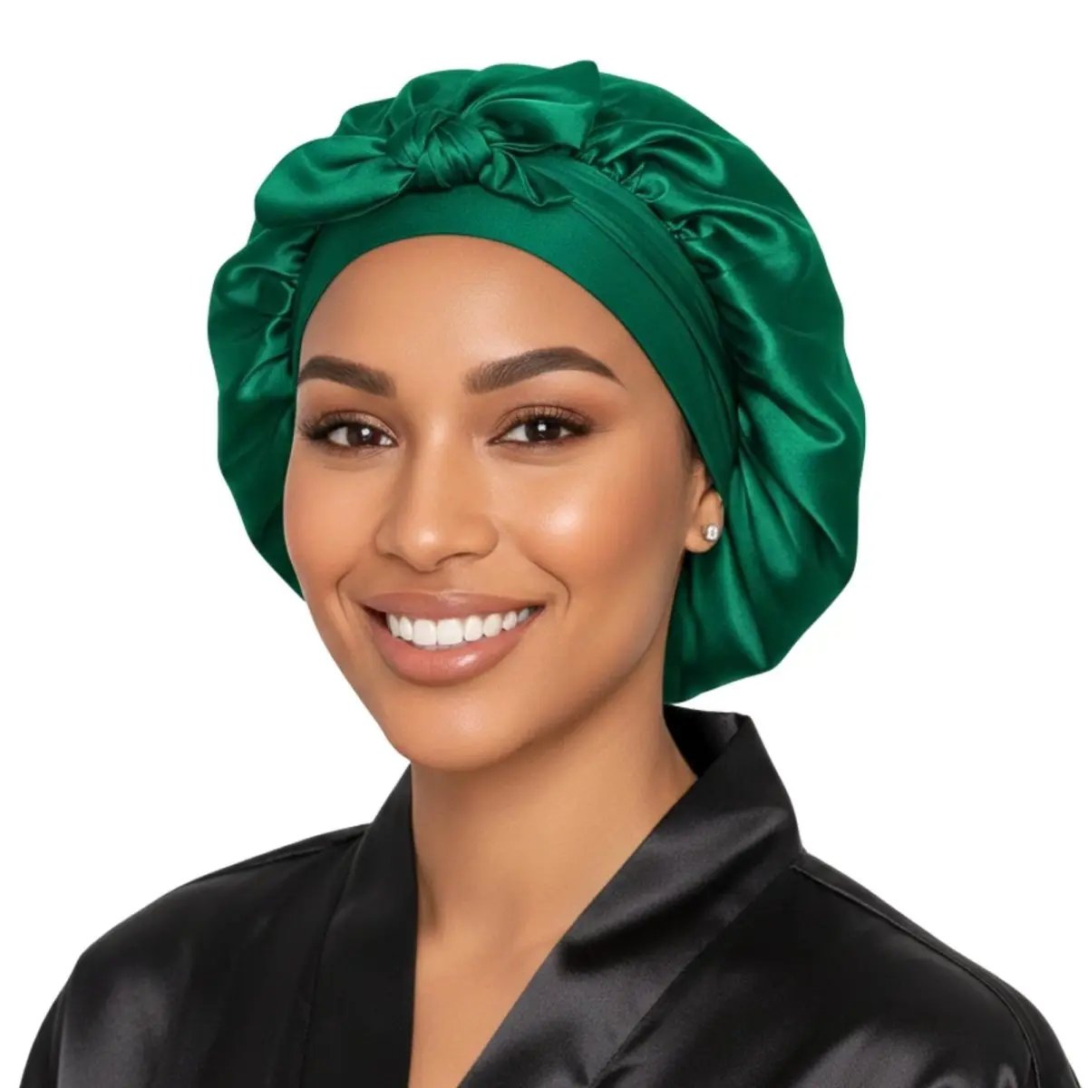 Satin Hair Bonnet for Sleeping – Adjustable Stretch Tie by PHC