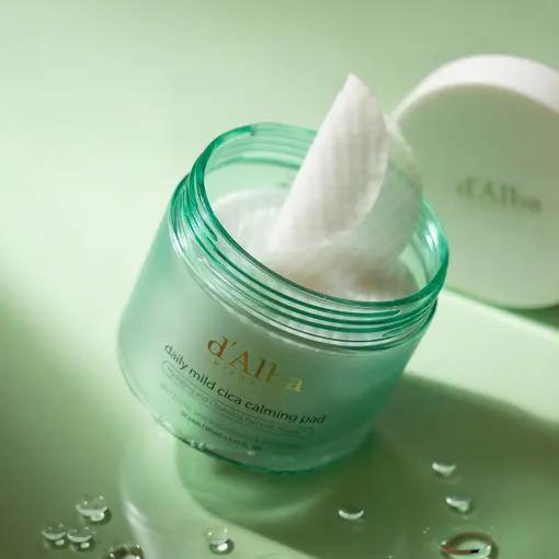 d'Alba Daily Mild Cica Calming Pad 165ml (50ea) by Seoulia