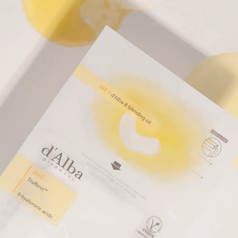 d'Alba White Truffle Double Mask Pack [Nutritive/Hydrating] 32.5g X 20ea by Seoulia