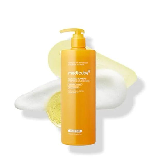 medicube Kojic Acid Turmeric Purifying Gel Cleanser 500ml by Seoulia