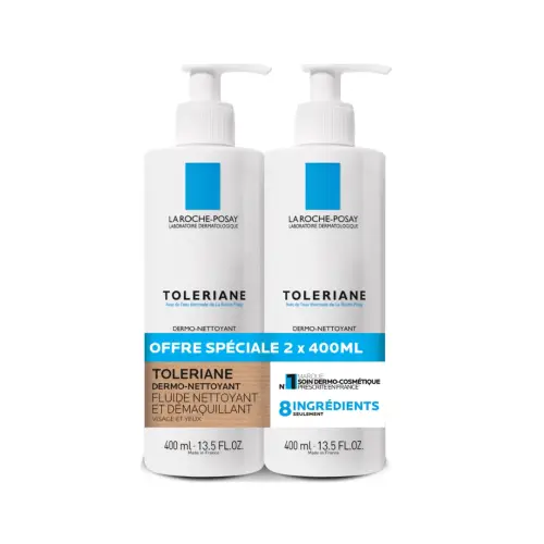 La Roche-Posay Tolériane Dermo-Cleansing Fluid Set by Paris Pharmacy