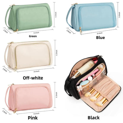 Travel makeup bag,Makeup bag organizers,Makeup bags small, cosmetic bags large capacity, convenient cosmetic case travel toilet bag, cosmetic storage bag by SHOMICOBOUTIQUE