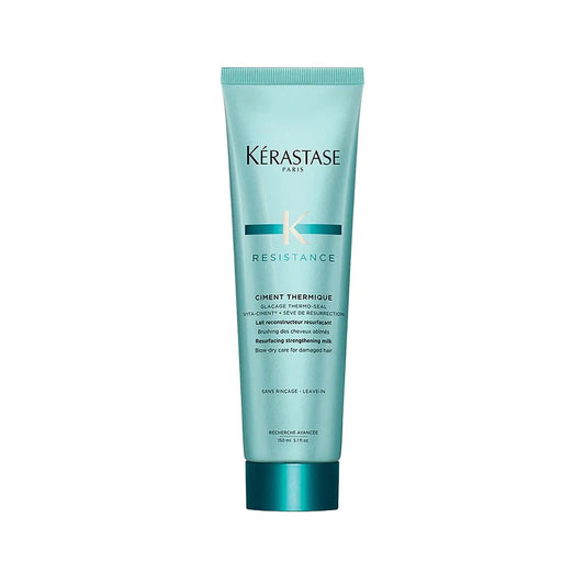 Kerastase Resistance Ciment Anti-Usure Hair Care Cream - 150ml, Heat Protection & Anti-Wear Treatment for Damaged Hair by Beauty Care Bag