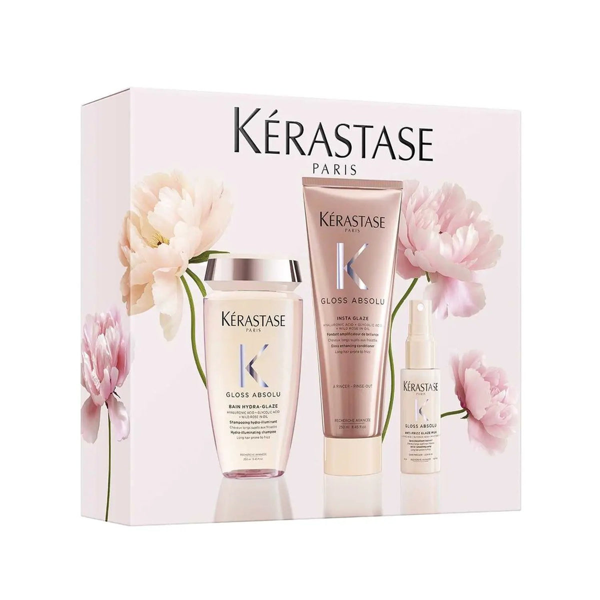 Kerastase Gloss Absolu Trio Spring Set for Color-Treated Hair by Beauty Care Bag